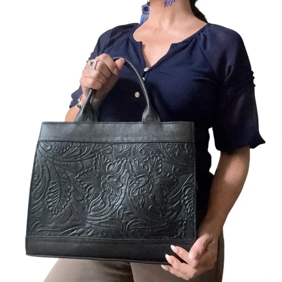 Handmade Crossover bag-Genuine leather - Picture 12 of 14